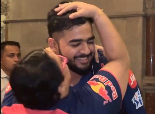 IPL 2024: After defeating MI, Riyan Parag shares a touching moment with his mother