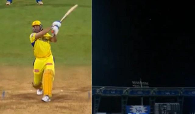 Shot of the Day - MS Dhoni whacks Pandya for monstrous six at Wankhede- MI vs CSK IPL 2024