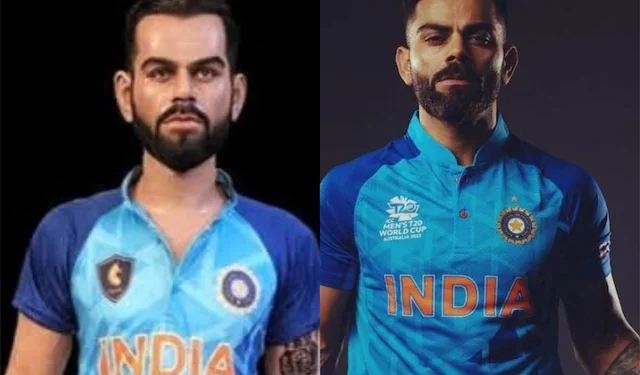 Unveils Virat Kohli statue at Jaipur Wax Museum