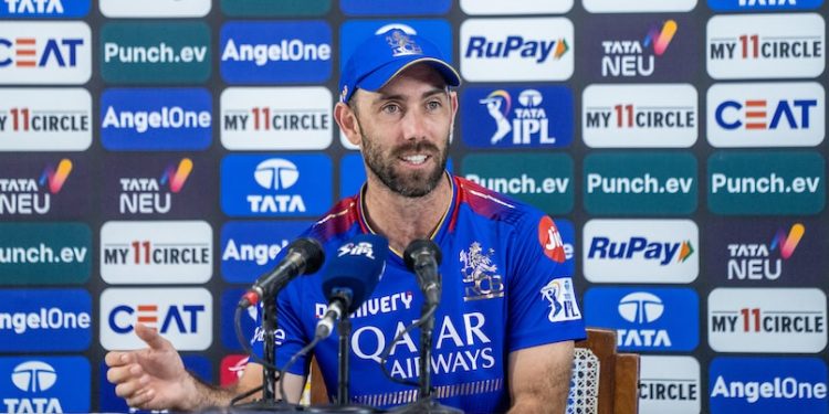 Glenn Maxwell discusses sitting out the SRH match in Bengaluru, saying, "It was a pretty easy decision."