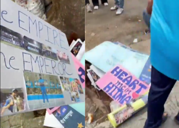 Fans of Rohit Sharma were compelled to throw up posters outside Wankhede Stadium during MI vs. RR