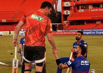 Watch: The endearing exchange between Virat Kohli and Pat Cummins before the SRH vs. RCB match