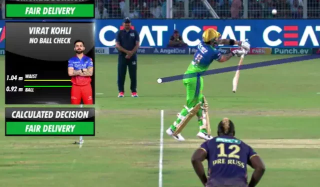 IPL 2024: KKR vs RCB, Match 36 — This is why Virat Kohli's dismissal was judged appropriate