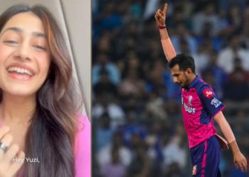 On Yuzvendra Chahal's 150th appearance in the IPL 2024, Dhanashree Verma sends a touching message