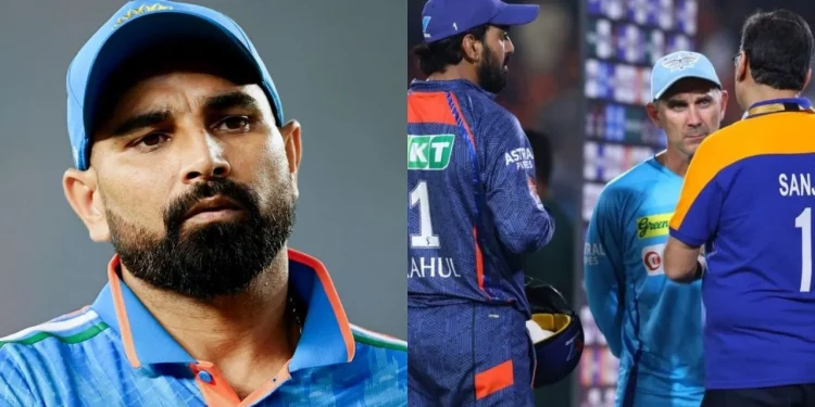 Mohammed Shami expressed his dismay after Sanjiv Goenka's impassioned conversation with KL Rahul, saying, "Yeh sharam ki baat hai."