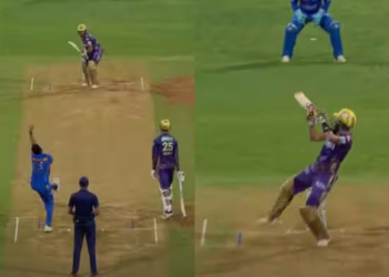 Shot of the Day: In MI vs. KKR, Match 51, Manish Pandey skillfully counters Jasprit Bumrah with an uppercut
