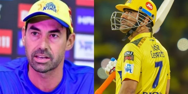Stephen Fleming on the importance of controlling MS Dhoni's workload during the 2024 IPL: "So, it's a delicate balance."