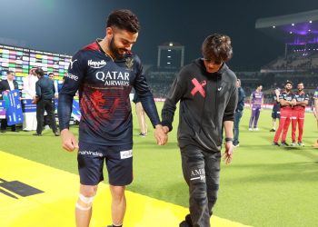 Owner of the Kolkata Knight Riders Shah Rukh Khan gives Virat Kohli the new nickname "Daamad."