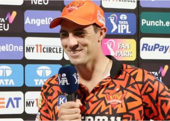 Pat Cummins makes a clever comment after SRH destroys LSG in 9.4 overs: "Maybe Travis and Abhishek changed the pitch."