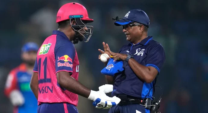 IPL 2024: For violating the code of conduct, Sanju Samson was fined 30% of the match money
