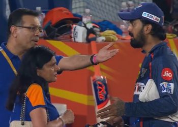 Watch: Following the SRH thrashing, LSG owner Sanjiv Goenka is seen arguing with KL Rahul, which delights online users