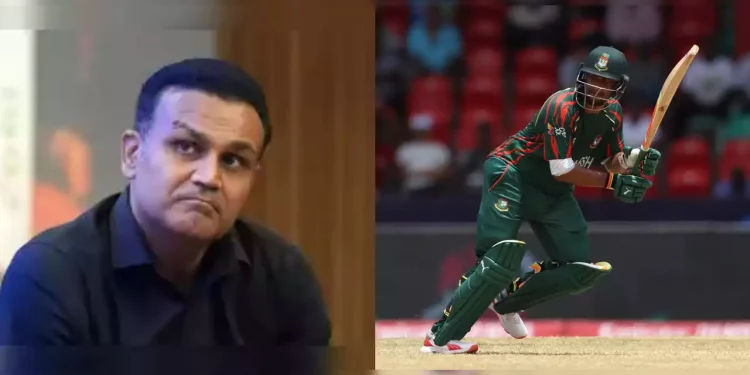 Virender Sehwag makes some harsh comments, to which Shakib Al Hasan answers