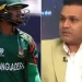 Virender Sehwag criticises Shakib Al Hasan for his subpar efforts, saying, "Play according to your standards."