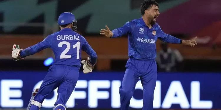 Rashid Khan praises teammates after leading his team to the T20 World Cup Super 8: "It's been a great effort from boys since game one."