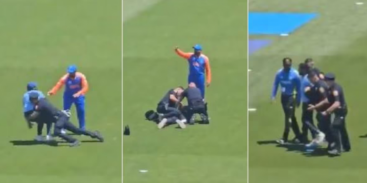T20 World Cup warm-up: Rohit Sharma asks New York cops to leniently arrest his diehard fan for pitch invasion