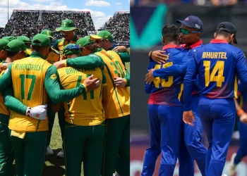 Nepal loses by a single run as South Africa completes the group stage with a 4-0 victory