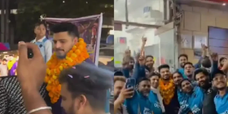 After IPL 2024 win, Ambala welcomes Vaibhav Arora as hero