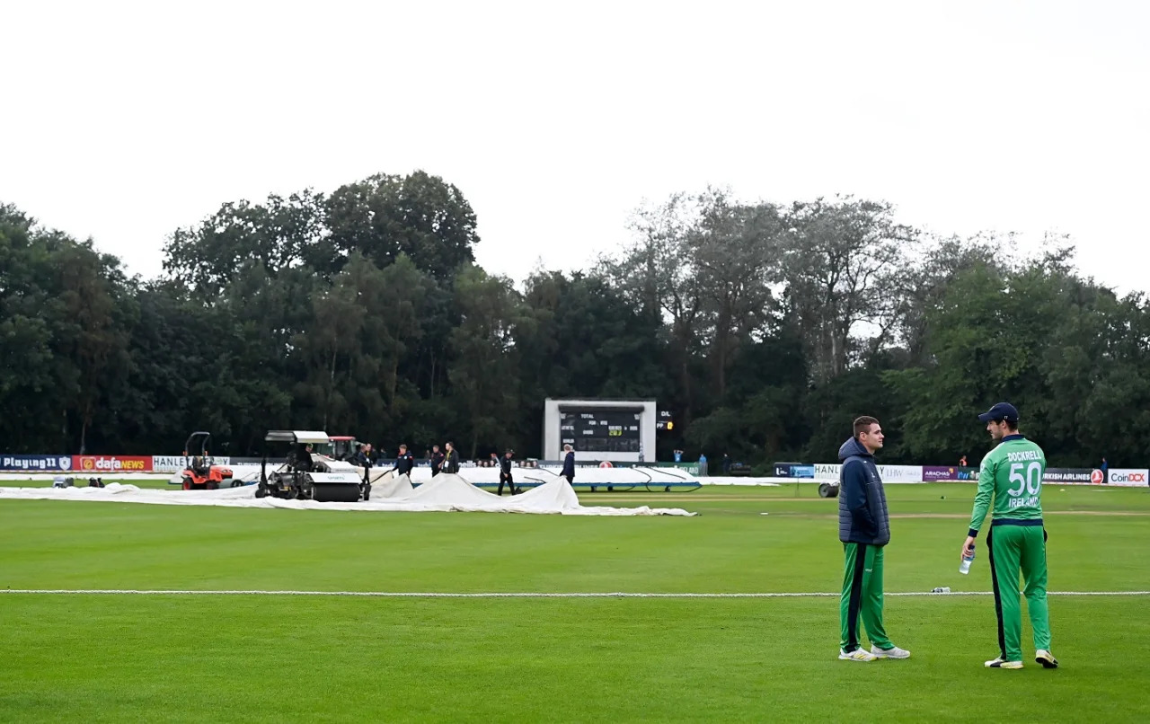 Rain is forecast on all five days of the Test in Belfast