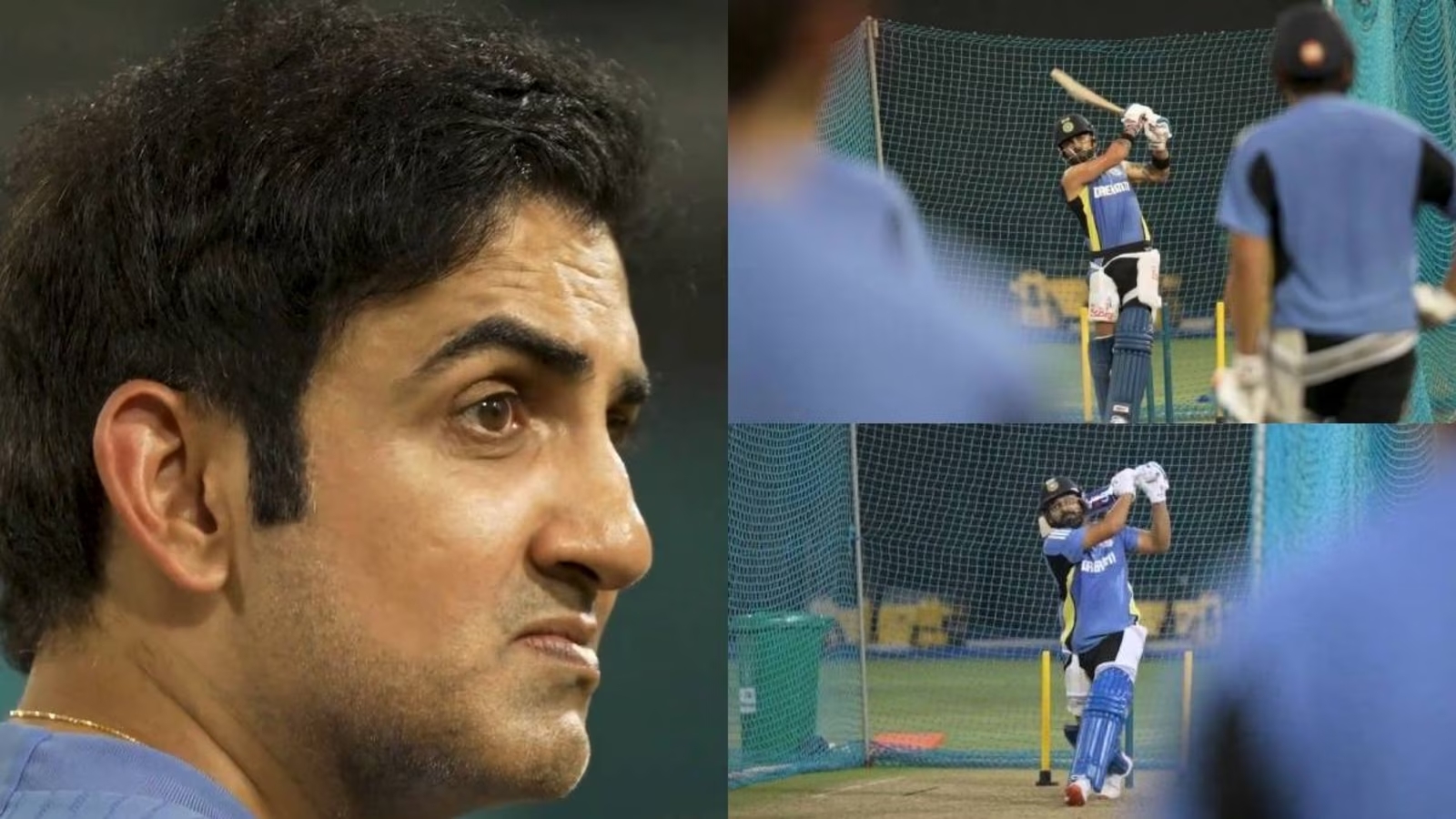 Gautam Gambhir gets obsessed with Rohit-Kohli's great hitting in the nets prior to the Sri Lanka ODIs
