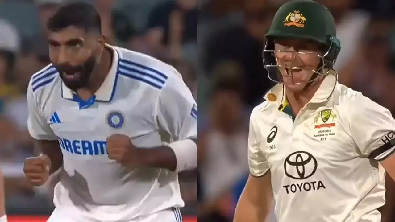 Watch: Jasprit Bumrah and Marnus Labuschagne engage in playful banter in Adelaide