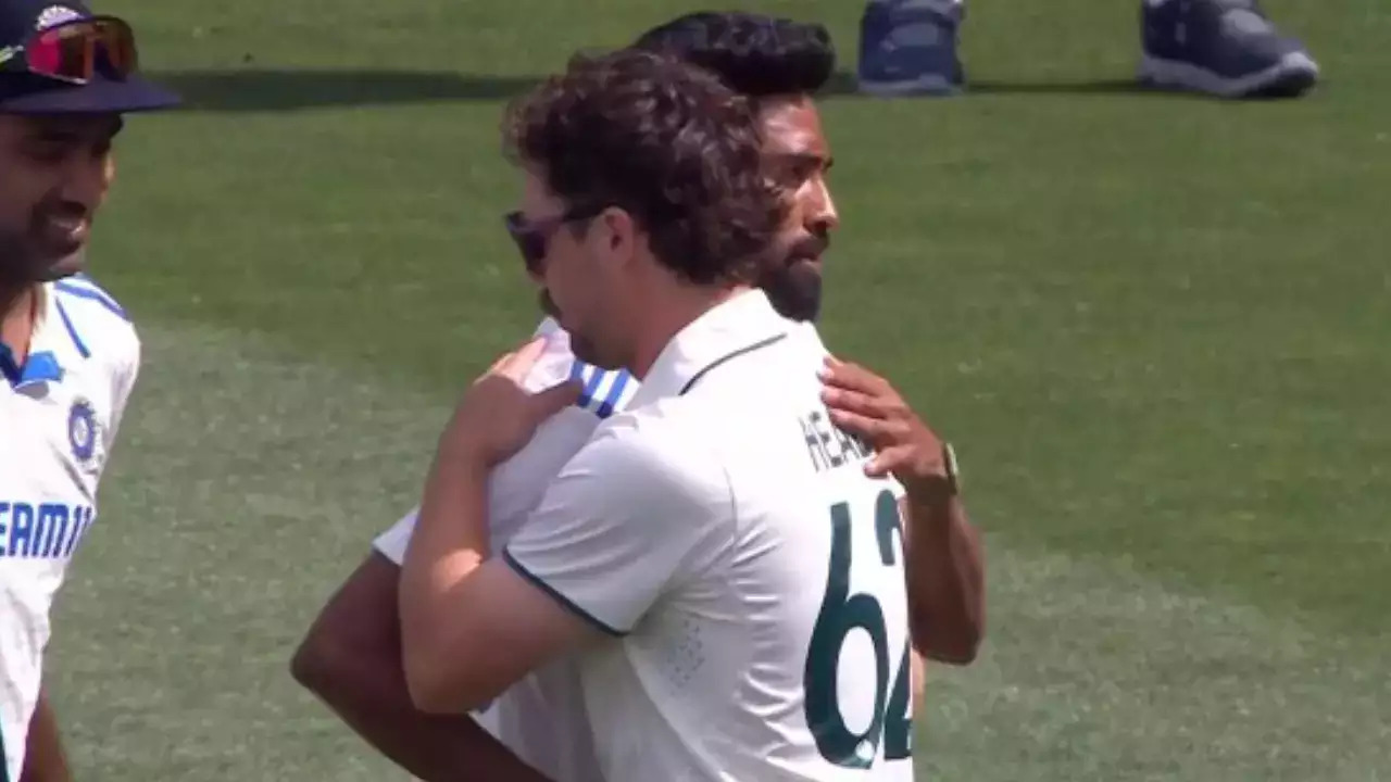 Watch: Mohammed Siraj, Travis Head put controversy to rest with warm hug after Adelaide Test
