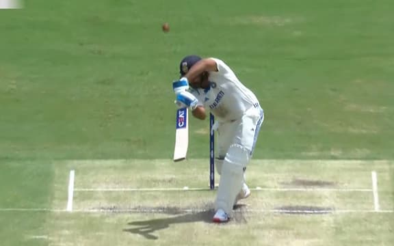 Watch: Rohit Sharma's misery with bat continues in Brisbane
