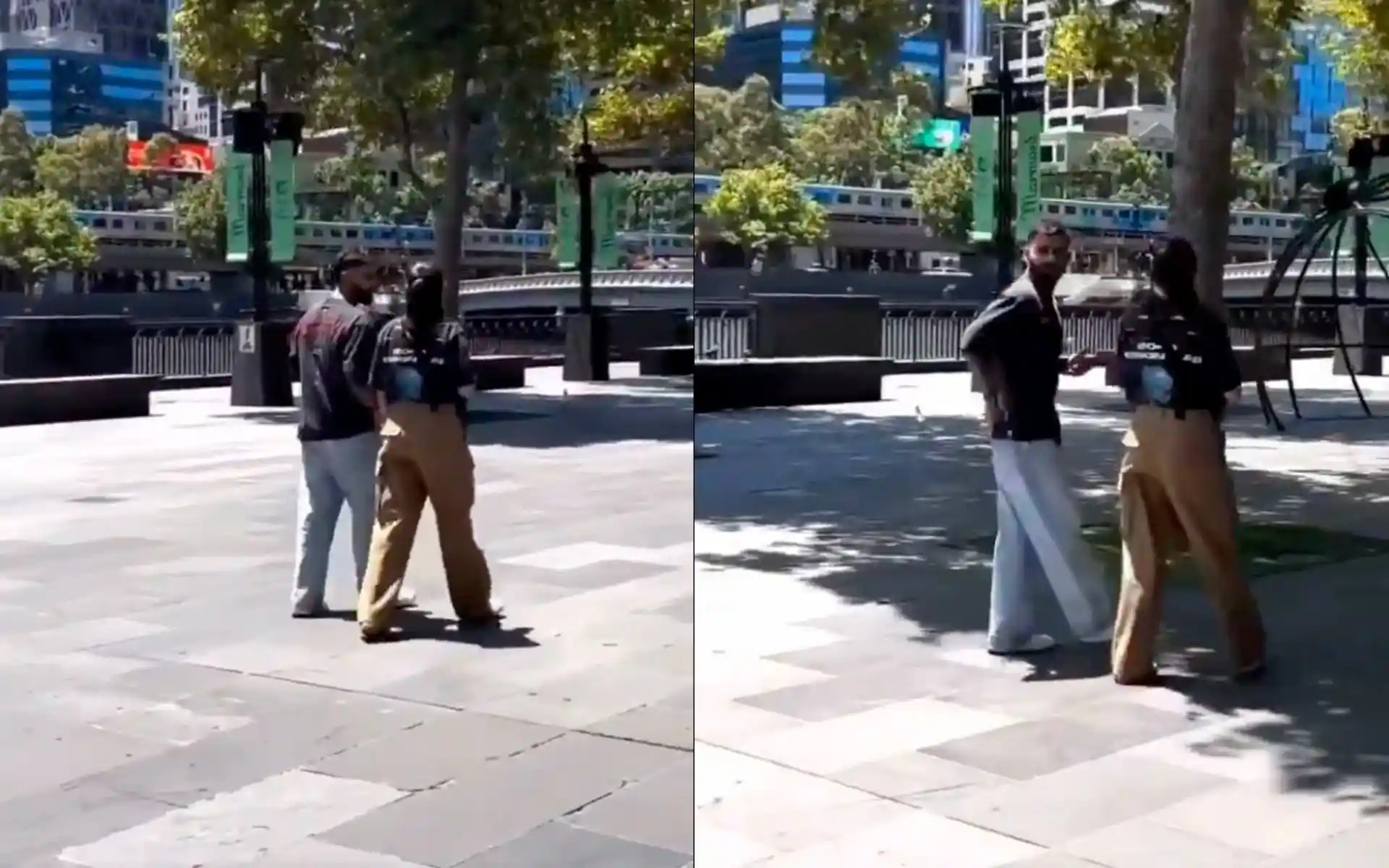 WATCH: Virat Kohli and Anushka Sharma stroll on Melbourne streets
