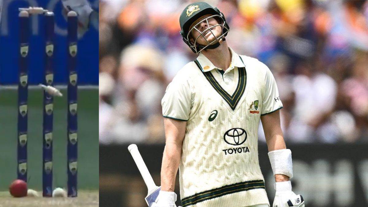 WATCH: Unlucky Steve Smith falls to bizarre dismissal at MCG