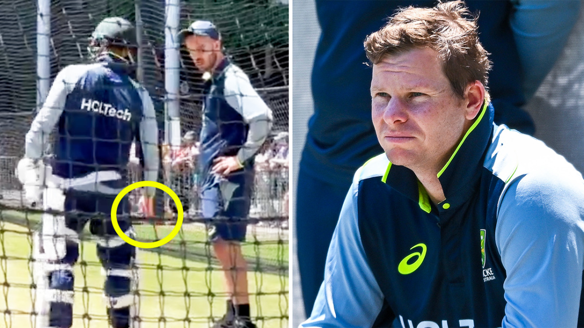 WATCH: Injury scare for Australia as Steve Smith leaves practice session in pain