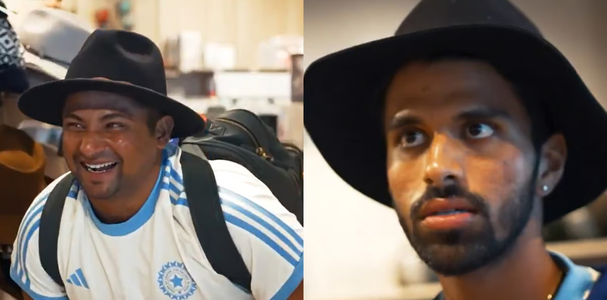 Watch: 'Mogambo lagega'- Sarfaraz Khan's banter with Washington Sundar