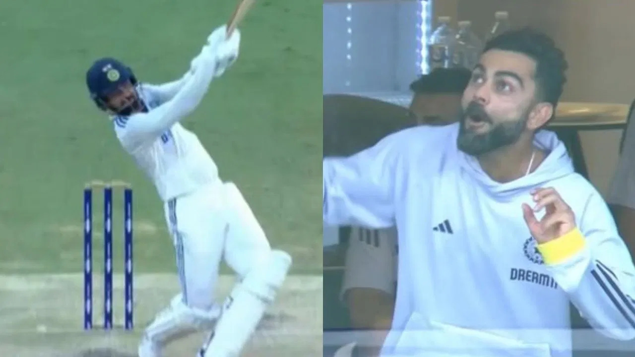 WATCH: Virat Kohli's reaction on Akash deep's amazing six vs Pat Cummins goes viral