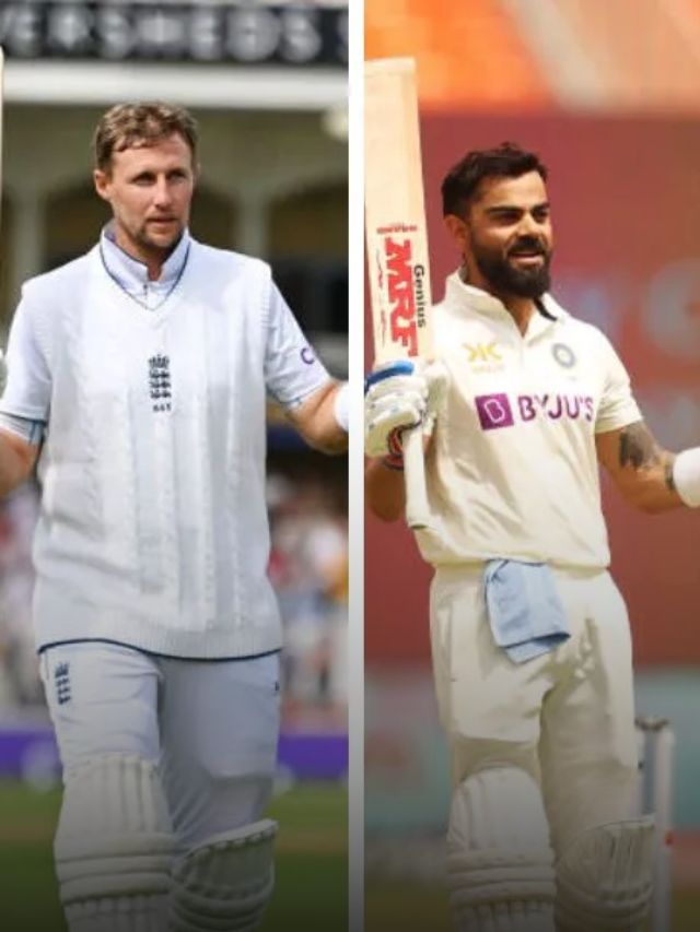 Joe Root and Virat Kohli