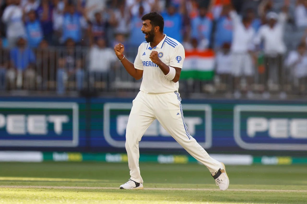 Stats: Jasprit Bumrah becomes 3rd Indian pacer to take 50 or more Test wickets in a calendar year