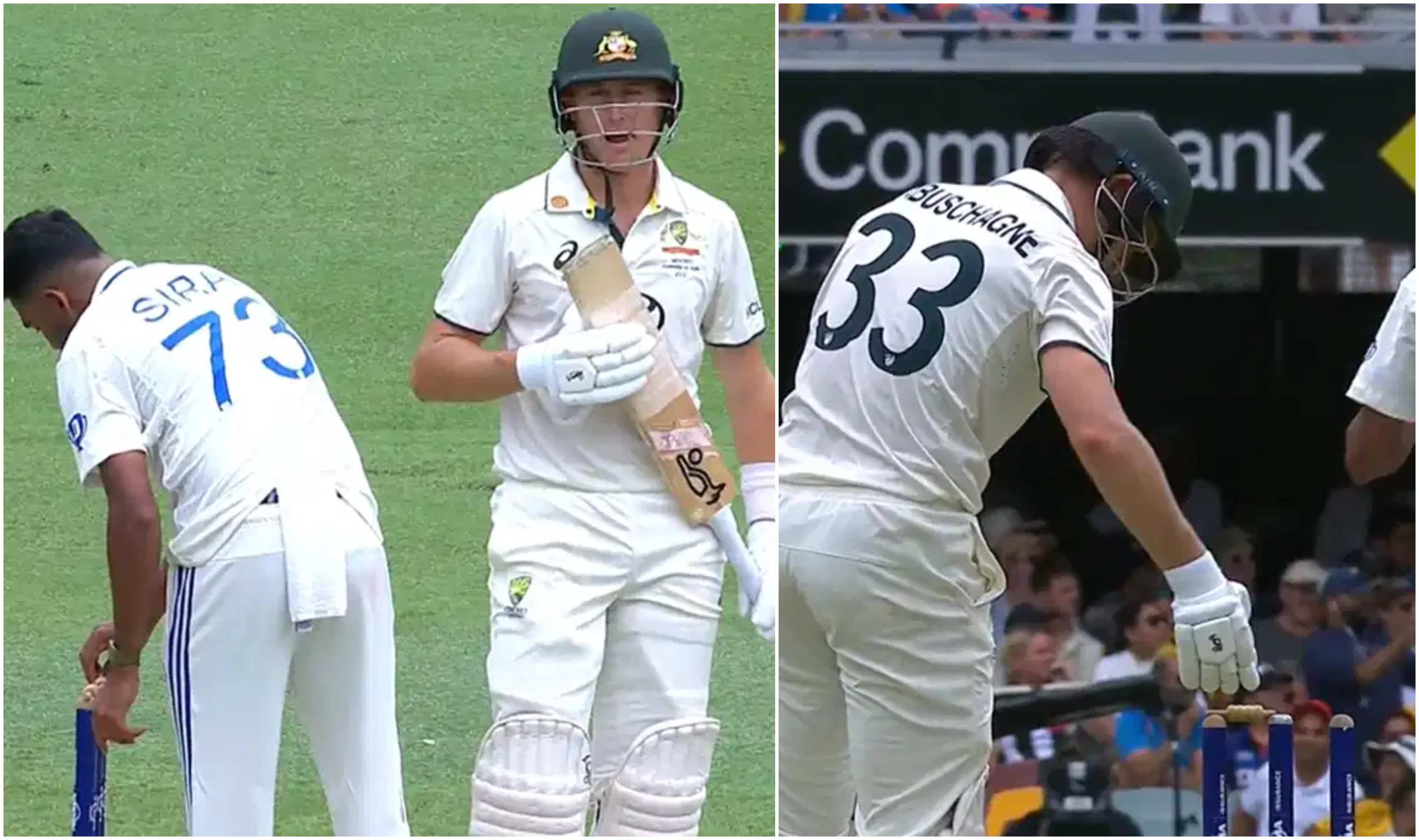 Watch: Mohammed Siraj switches bails as Jasprit Bumrah flies away with wicket