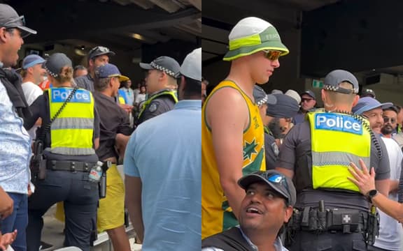Watch: Australian fan escorted out of MCG after allegedly hitting an Indian supporter