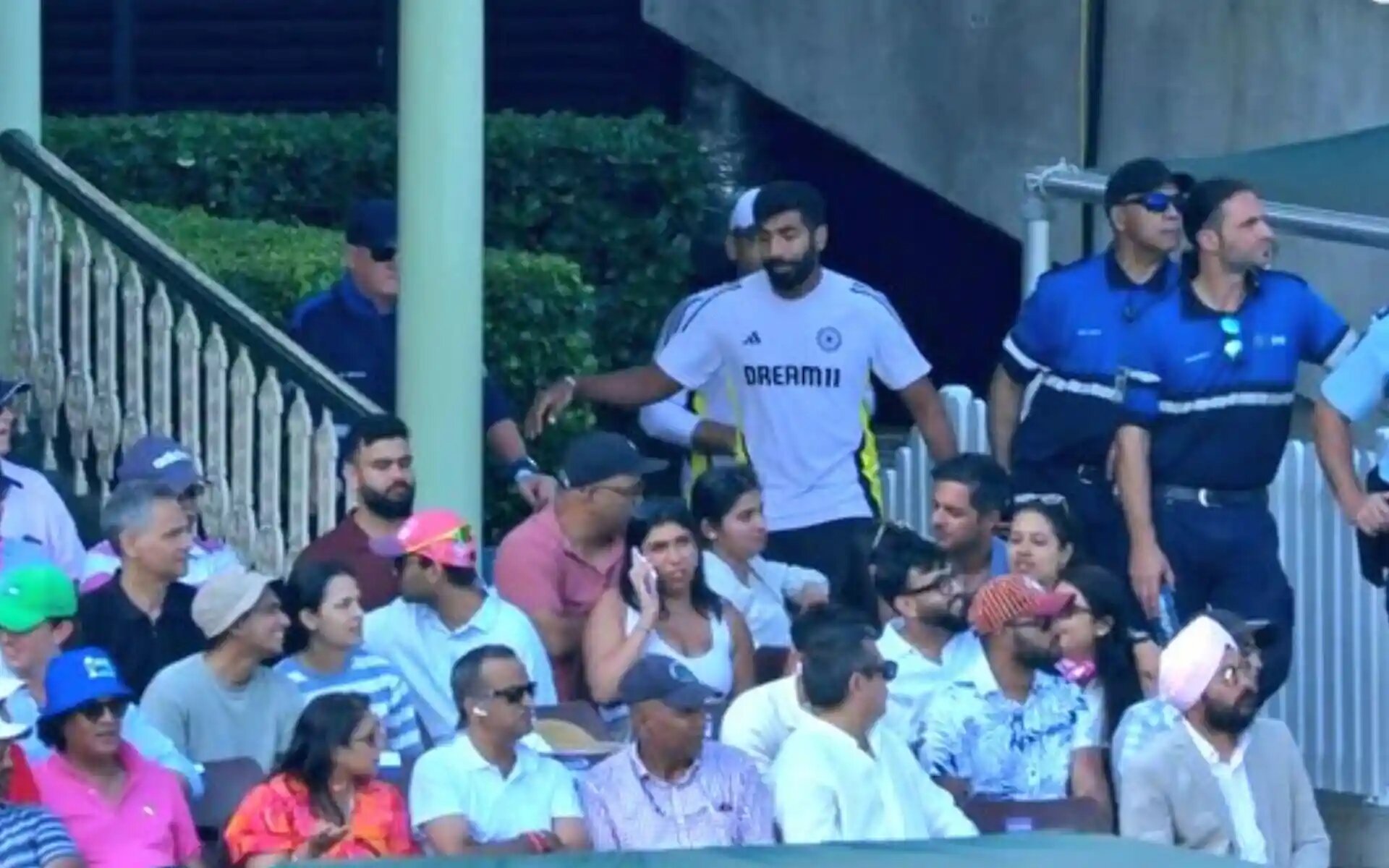 Watch: Jasprit Bumrah Returns to SCG After Scans