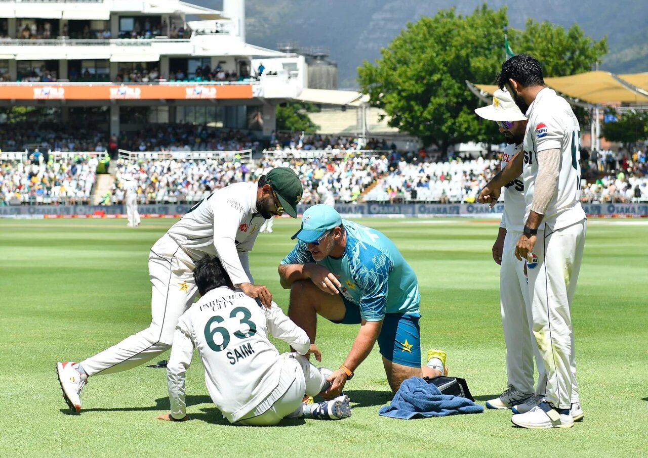 SA vs PAK 2024-25: Saim Ayub ruled out for six weeks due to an ankle injury