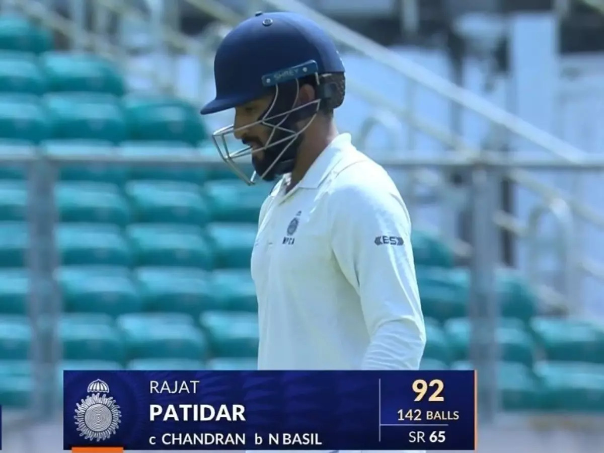 Ranji Trophy 2024-25: Rajat Patidar misses out on well-deserved century, falls to 92 vs Kerala