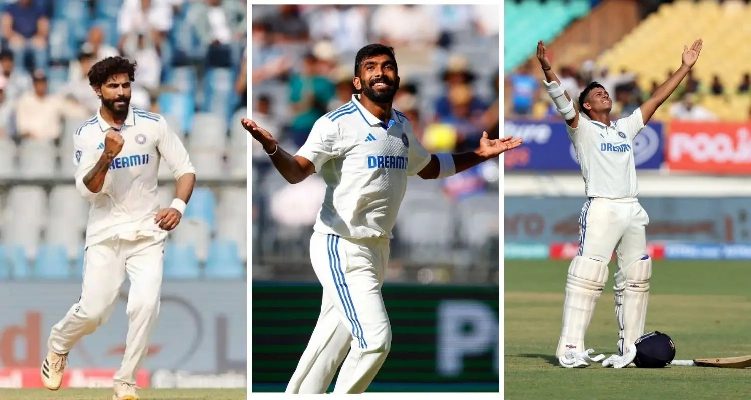 Bumrah, Jaiswal, Jadeja named to ICC Test Team of the Year.