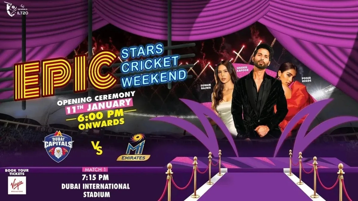 ILT20 2025: Bollywood stars Shahid Kapoor, Pooja Hegde, and Sonam Bajwa to light up opening ceremony