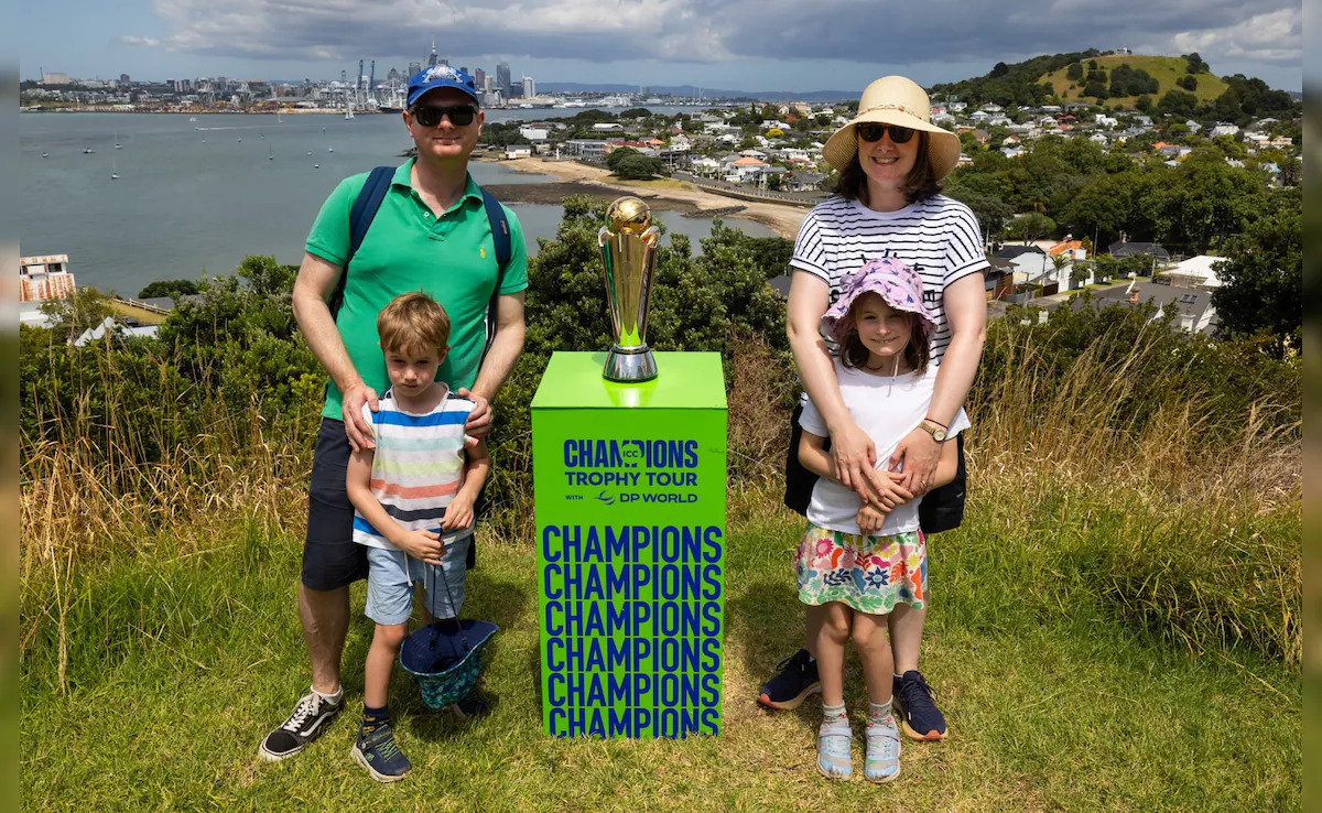 Champions Trophy 2025 Trophy Tour captivates cricket fans in New Zealand
