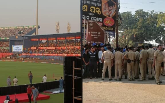 IND vs ENG 2025: Excited spectators flock to Barabati Stadium to see India's training session
