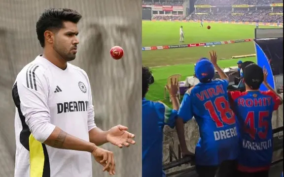Watch: Harshit Rana obliges fans with apples in funny scene in Nagpur ODI