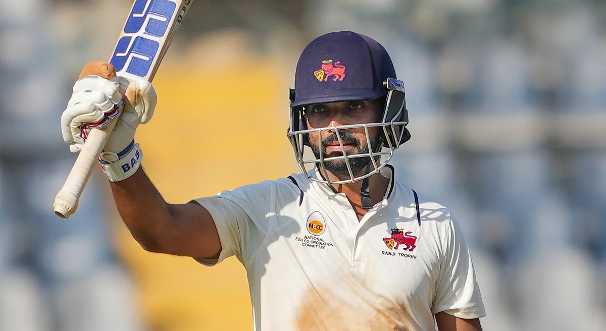 Ranji Trophy 2024–25: Mumbai wins the quarterfinals thanks to a century from Ajinkya Rahane