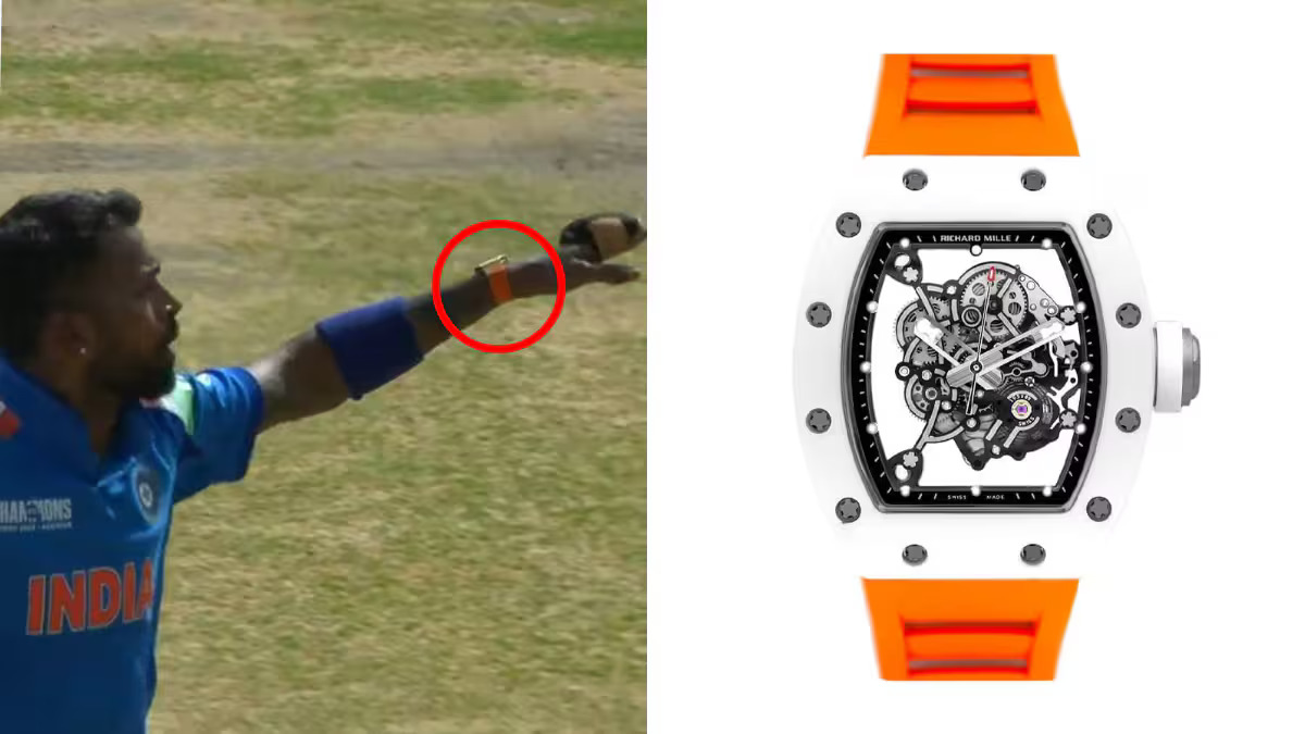 Champions Trophy 2025: Hardik Pandya spotted wearing INR 7 crore watch in India-Pakistan match