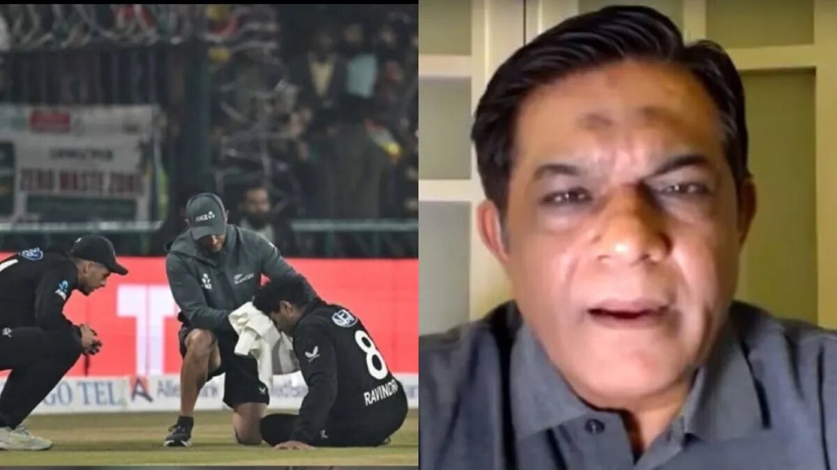 Watch: Rashid Latif blames PCB for Rachin Ravindra's freak injury in Gaddafi Stadium