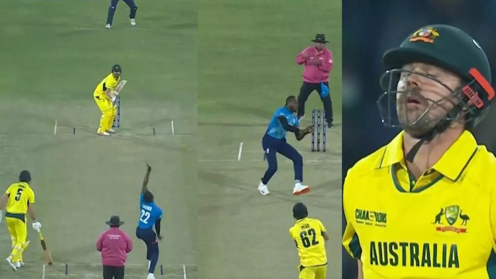 WATCH: Travis Head falls cheaply courtesy of Jofra Archer's extreme reflexes off his own bowling
