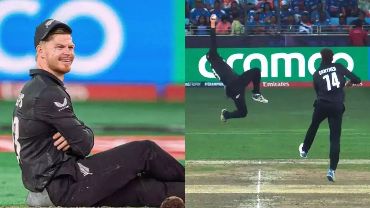 Watch: Glenn Phillips takes another to send Shubman Gill packing in Champions Trophy 2025 final