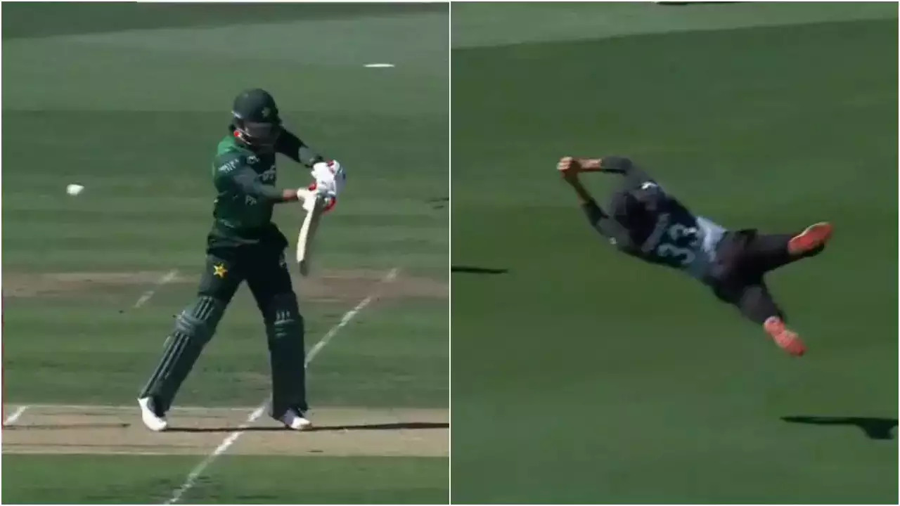 WATCH: NZ vs PAK 2025- Tim Robinson delivers amazing Glenn Phillips style catch in 1st T20I