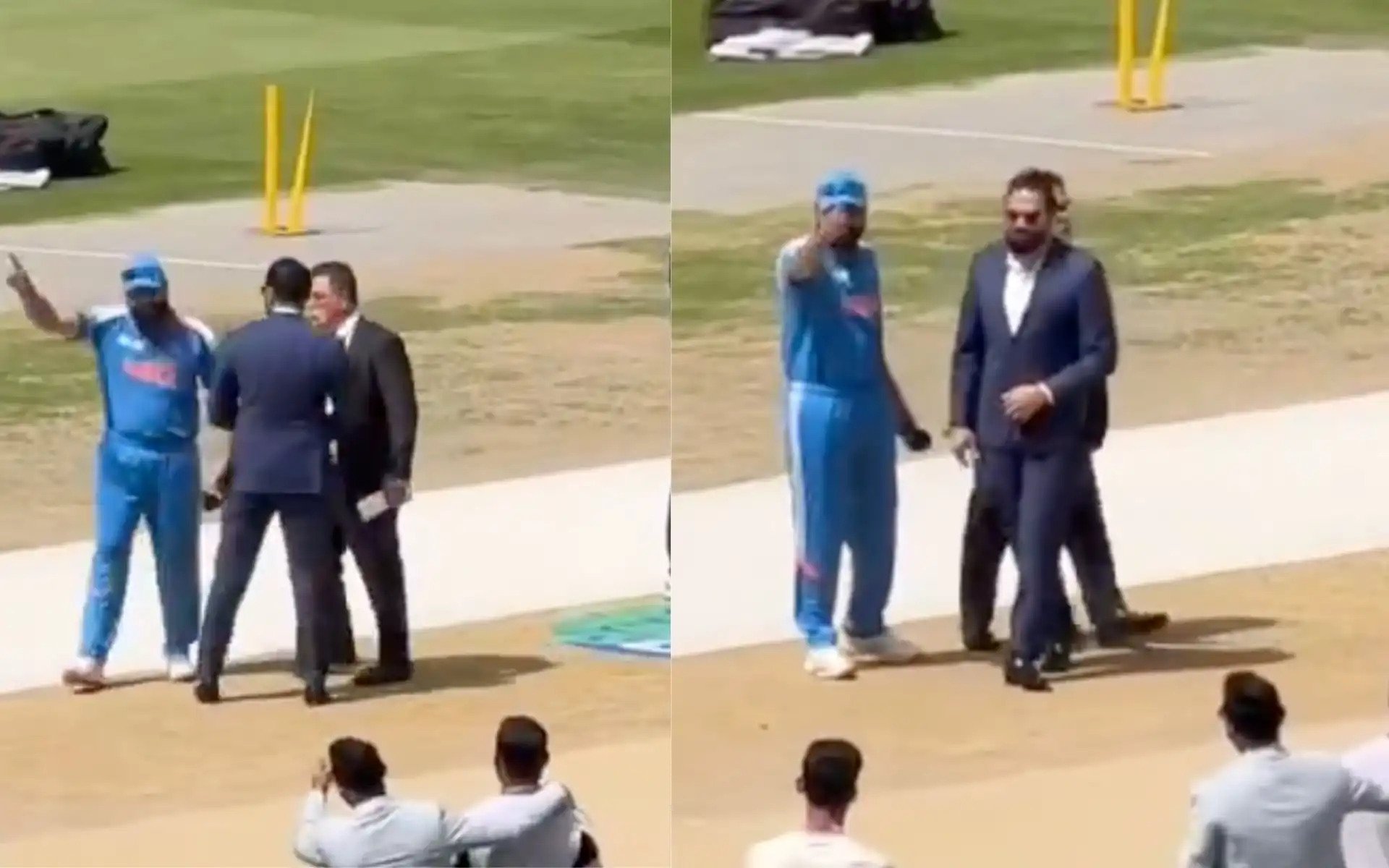 WATCH: Rohit Sharma's hilarious banter with Dinesh Karthik after toss loss to New Zealand goes viral